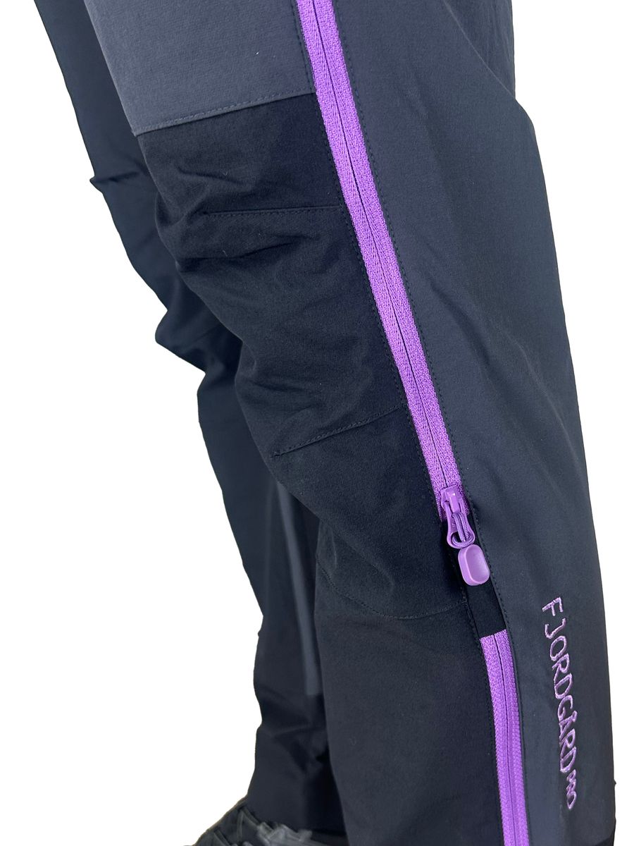 Segla Fjordgård PRO Stretch Black-DGrey-Purple Turbukse Dame