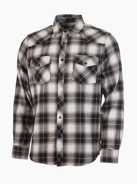 Hovedbilde Move On Bagn flanellskjorte herre Beige/Brun