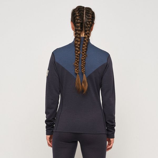 Hovedbilde Skogstad Tindefjell, half-zip Merinoullgenser Parsian Night Dame