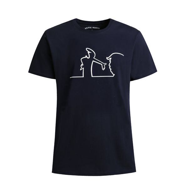 Hovedbilde Artic North Streken Trump Navy T-skjorte herre