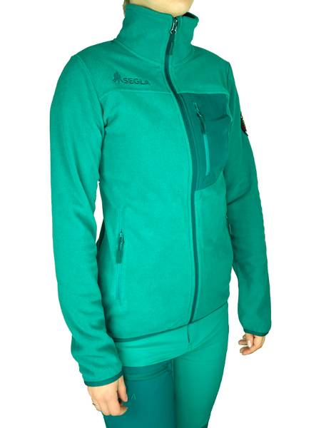 Hovedbilde Segla Roalden Fleecejakke Teal Green/Blue Dame