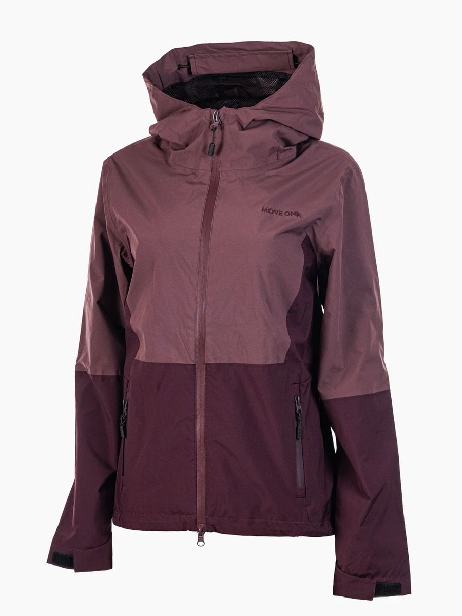 Move On Lyngseidet Plum Vanntett Jakke Dame