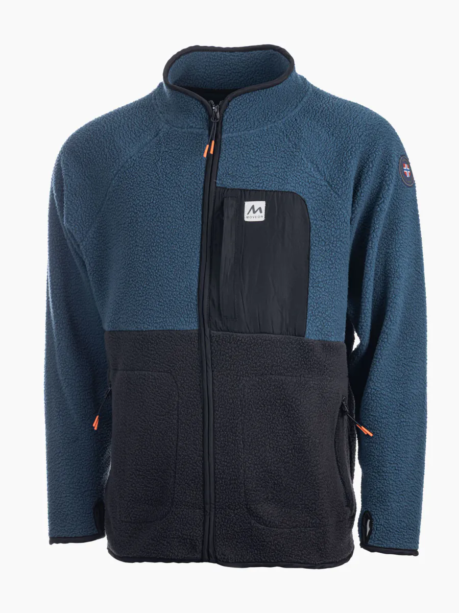 Move On Uvdal Fleecejakke - Deep blue/Navy Herre