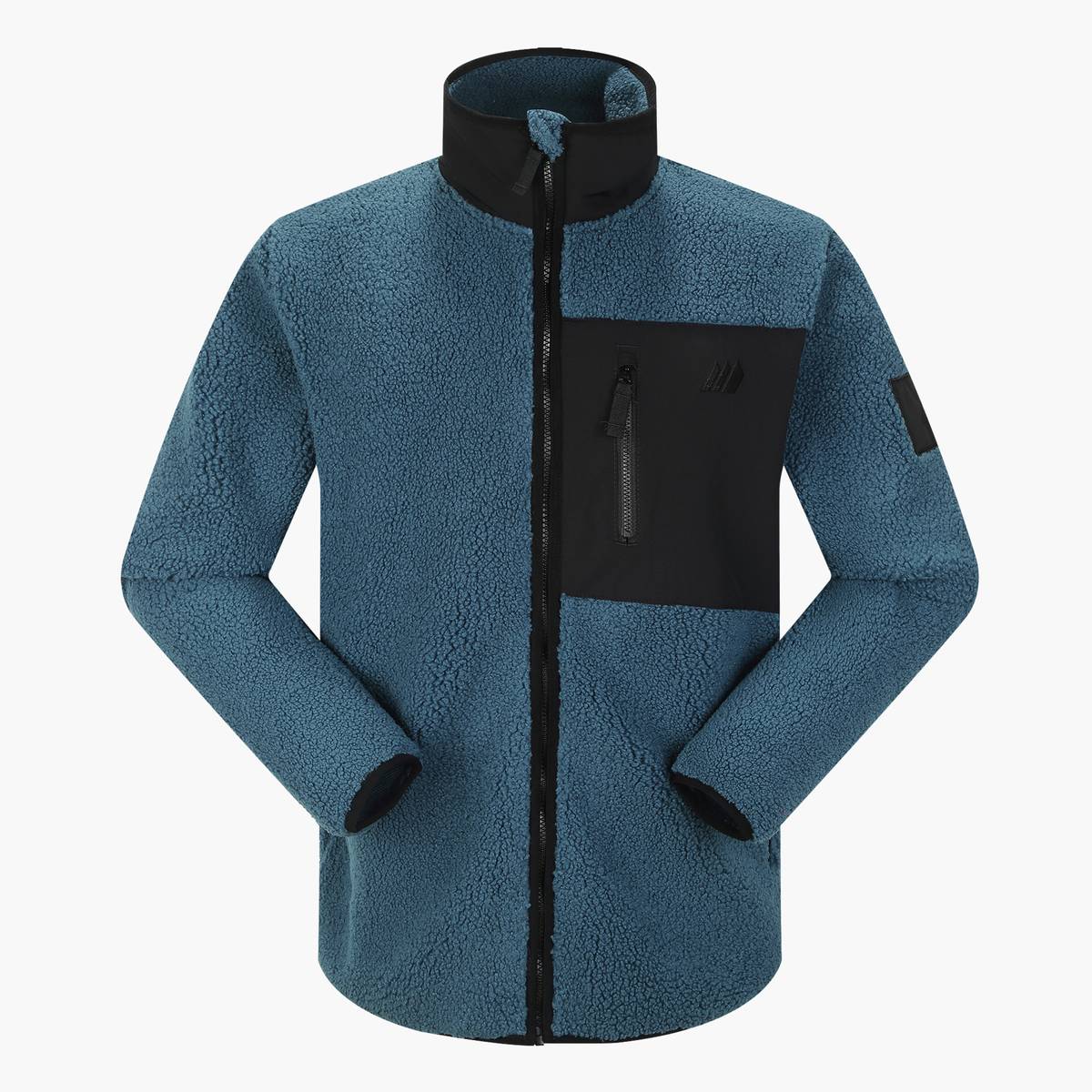 Skogstad Fedje Sherpa Fleecejakke Blue Teal
